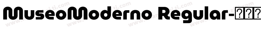 MuseoModerno Regular字体转换
